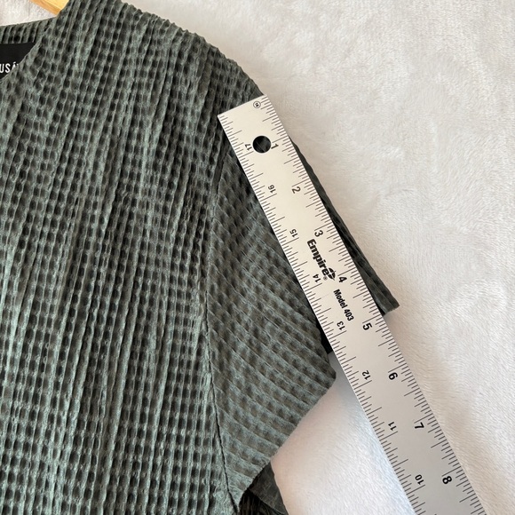 SABINA MUSAYEV Anthropologie Olive Green Sheath Slit Tee Shirt Midi Dress large - Picture 5 of 14